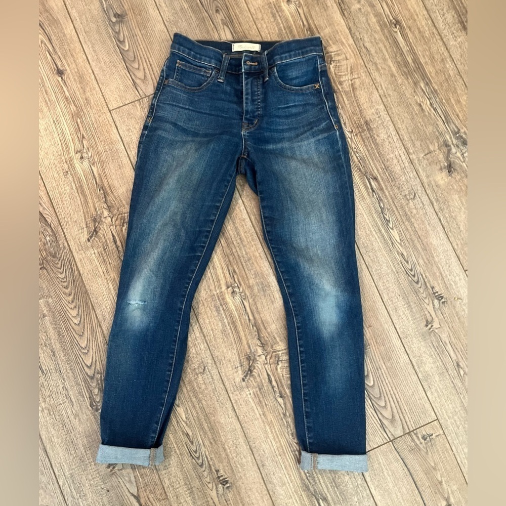Madewell cuffed roadtrip jeans size 25